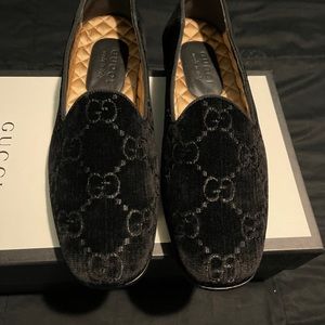 Gucci monogram GG loafer